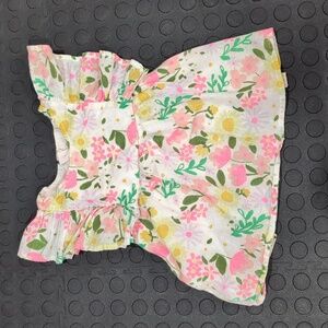Cat & Jack floral top with ruffle sleeves